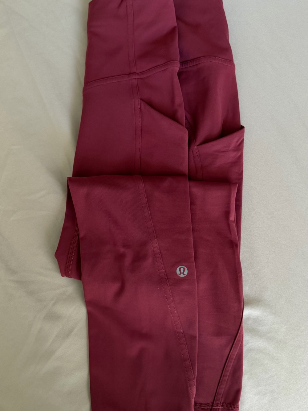 lululemon athletica Maroon High-Rise Leggings